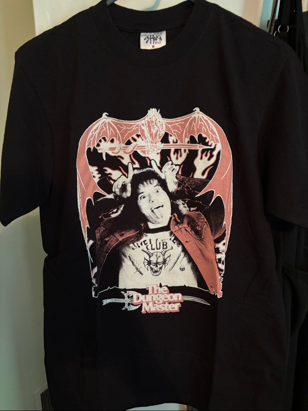 Shaka Black Short-Sleeve 'The Dungeon Master' Graphic Tee